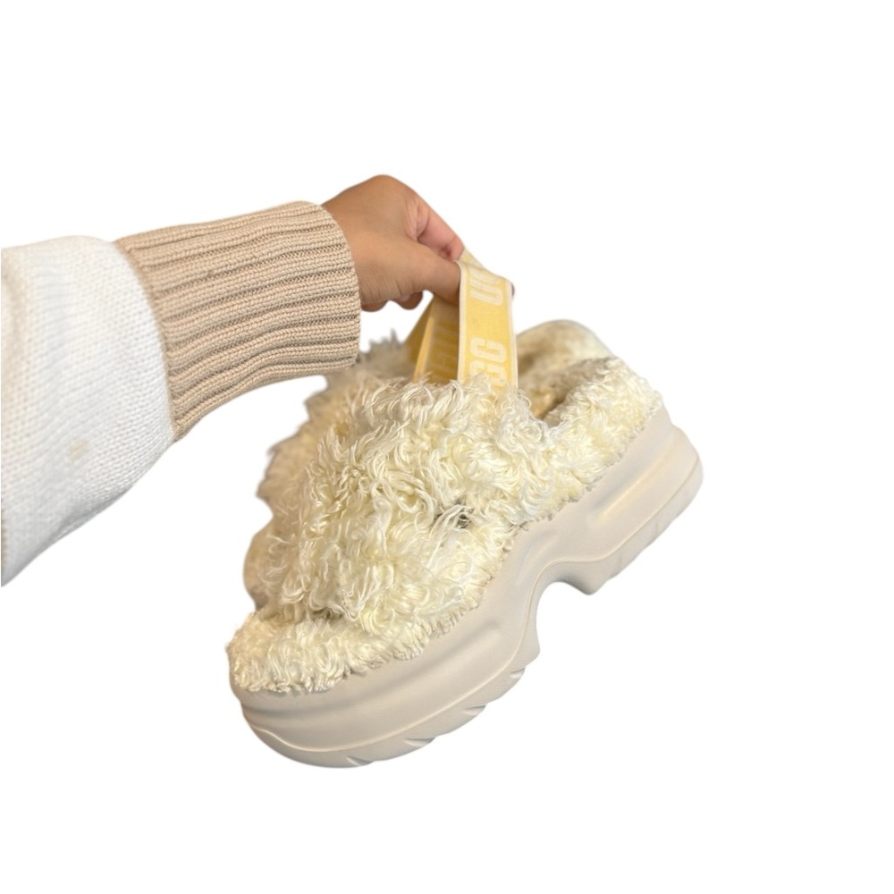 Ugg Fluff Sugar Mellow Yellow Platform Slingback … - image 7